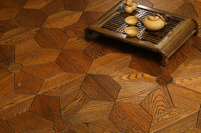 宝石洁地板拼花系列 高清细节图展示，打造别致家居艺术